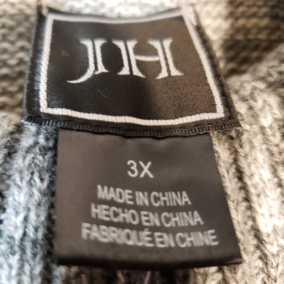 URBAN PIPELINE GRAY AND BLACK LONGSLEEVE HUDI SIZE XXL BLEND COTTON - Picture 3 of 6